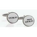 Guilty/Not Guilty Cuff Links